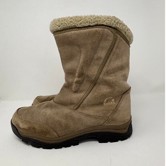Sorel Waterfall Mid Calf Waterproof Boots, Winter Thinsulate Ultra - Picture 1 of 8